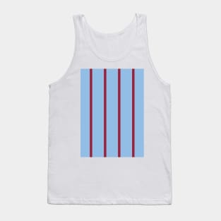 Villa 1957 FA Cup Blue and Claret Pinstripe Tank Top